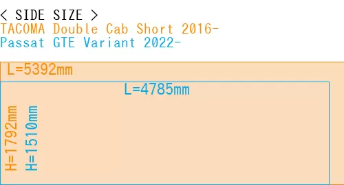 #TACOMA Double Cab Short 2016- + Passat GTE Variant 2022-
